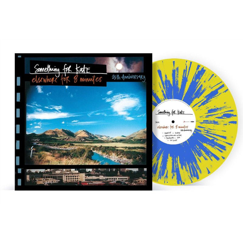 Something For Kate - Elsewhere For 8 Minutes Blue/Yellow Splatter Coloured Vinyl LP