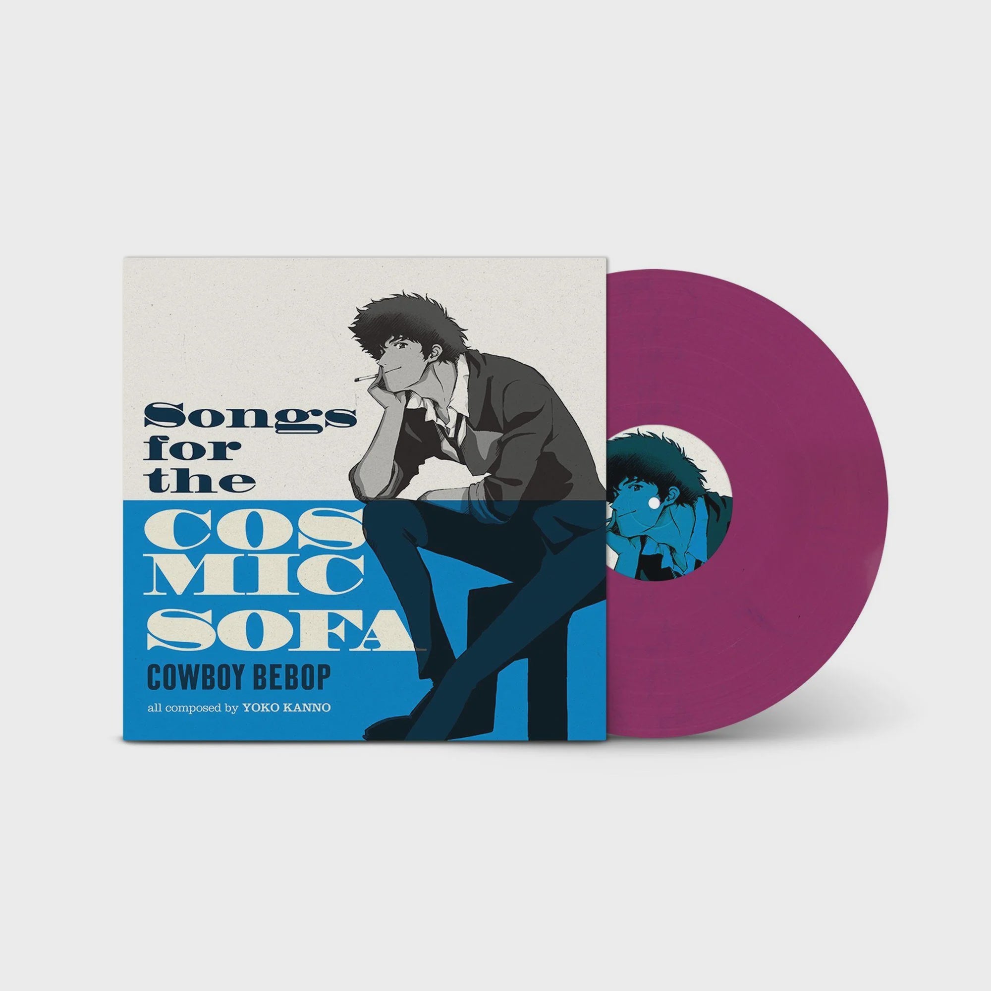 Soundtrack - Songs For The Cosmic Sofa Cowboy Bebop Pink / Dark Blue Marble Coloured Vinyl LP