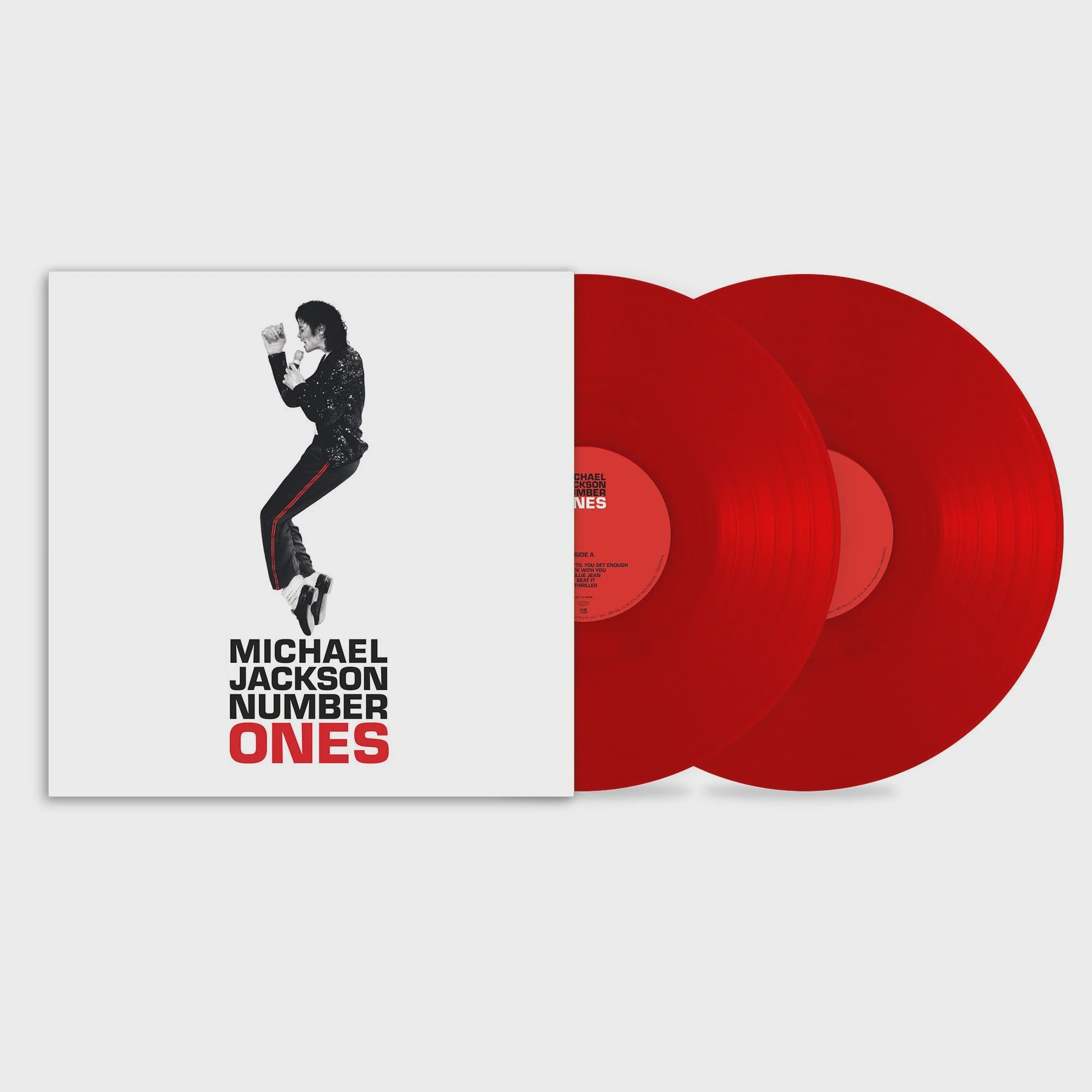 Michael Jackson - Number Ones Opaque Red Coloured Vinyl 2LP