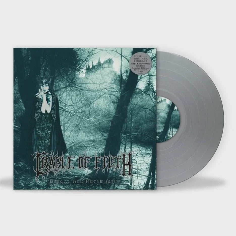 Cradle Of Filth - Dusk... And Her Embrace (30th Anniversary Edition) Metallic Grey Coloured Vinyl LP