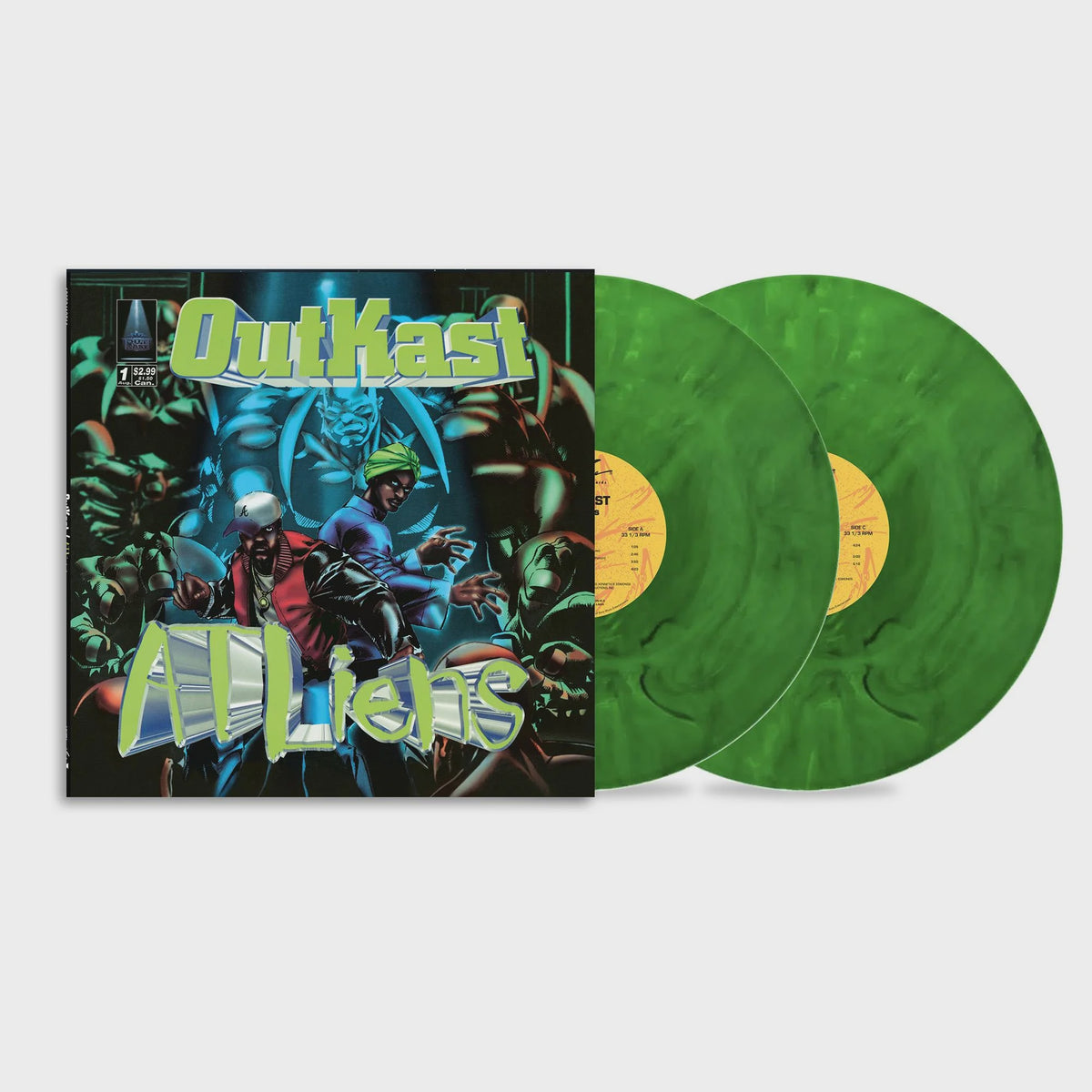 Outkast - ATLiens Marbled Emerald Forest Green Coloured Vinyl 2LP