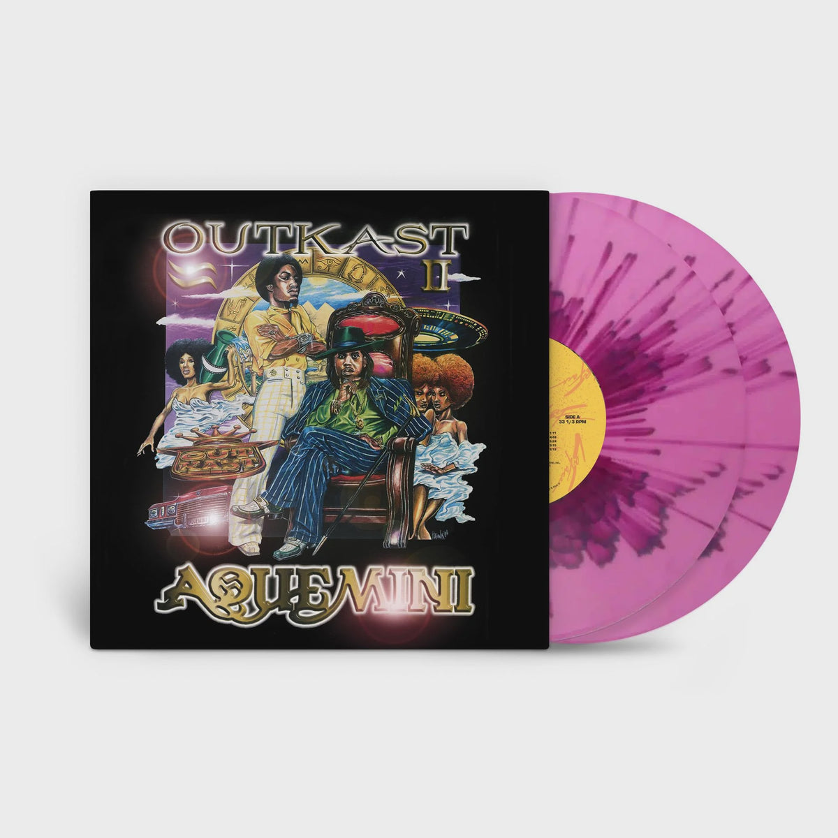 Outkast - Aquemini Pink Jelly Bloom Splatter Coloured Vinyl 2LP
