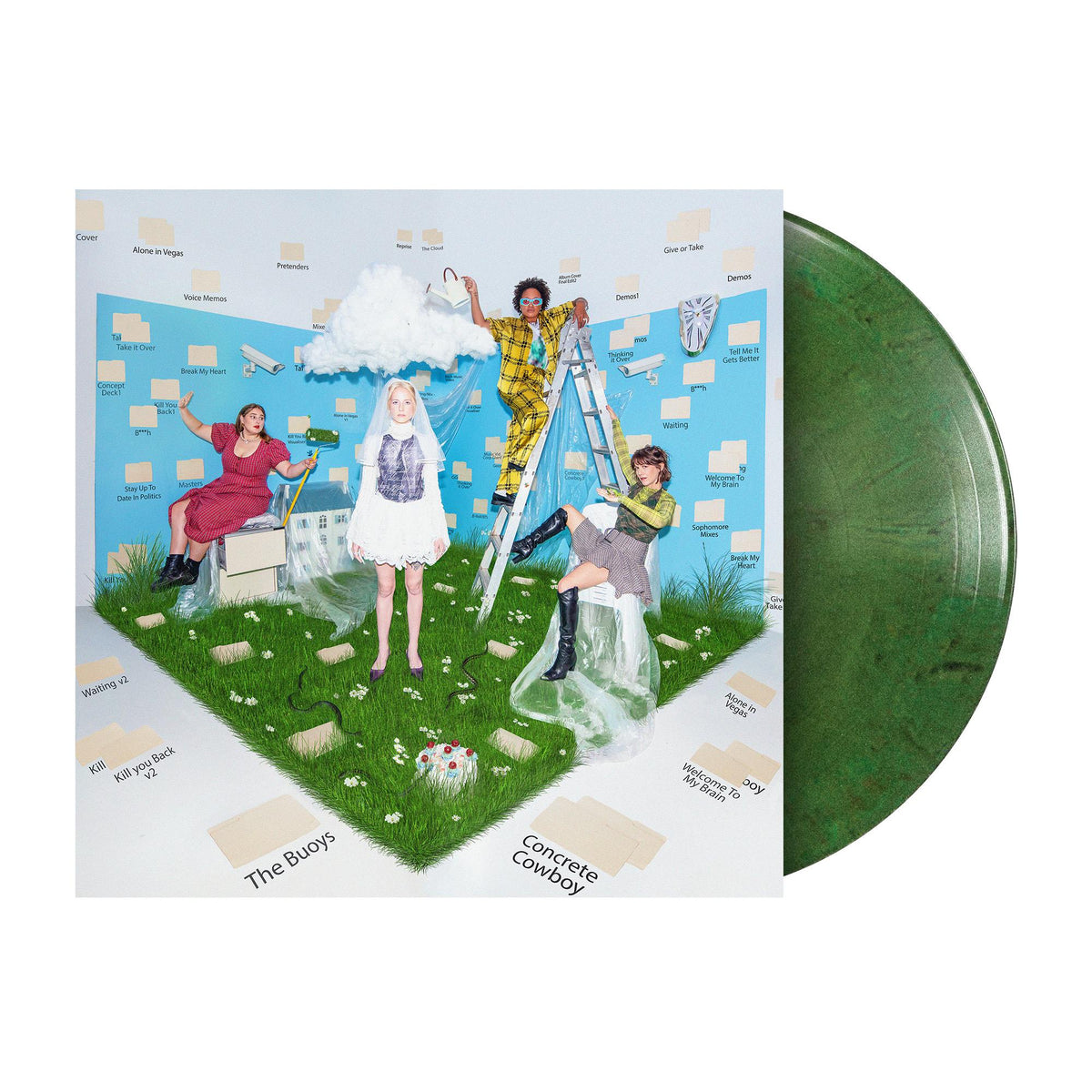 Buoys - Concrete Cowboy (The Quiet Garden Variant) Green Regrind Coloured Vinyl LP