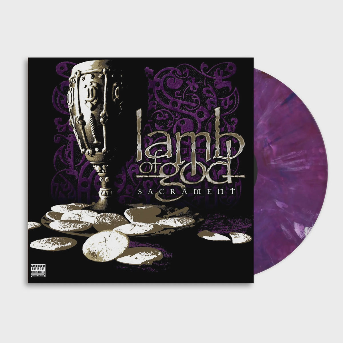 Lamb Of God - Sacrament 20th Anniversary Blackened Purple Coloured Vinyl LP
