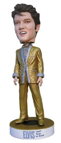 Elvis Presley - 1957 the Year In Gold Headknocker Figure