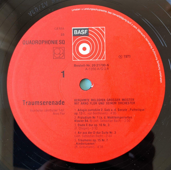 Arno Flor Und Sein Orchester - Traumserenade Vinyl LP (Used)