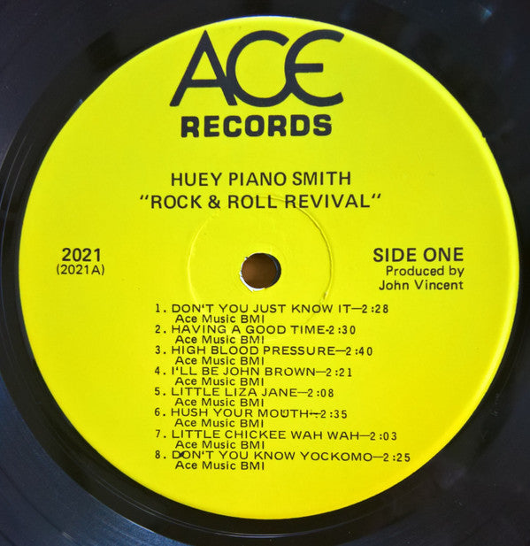 Huey "Piano" Smith - Huey "Piano" Smith's Rock & Roll Revival! Vinyl LP (Used)