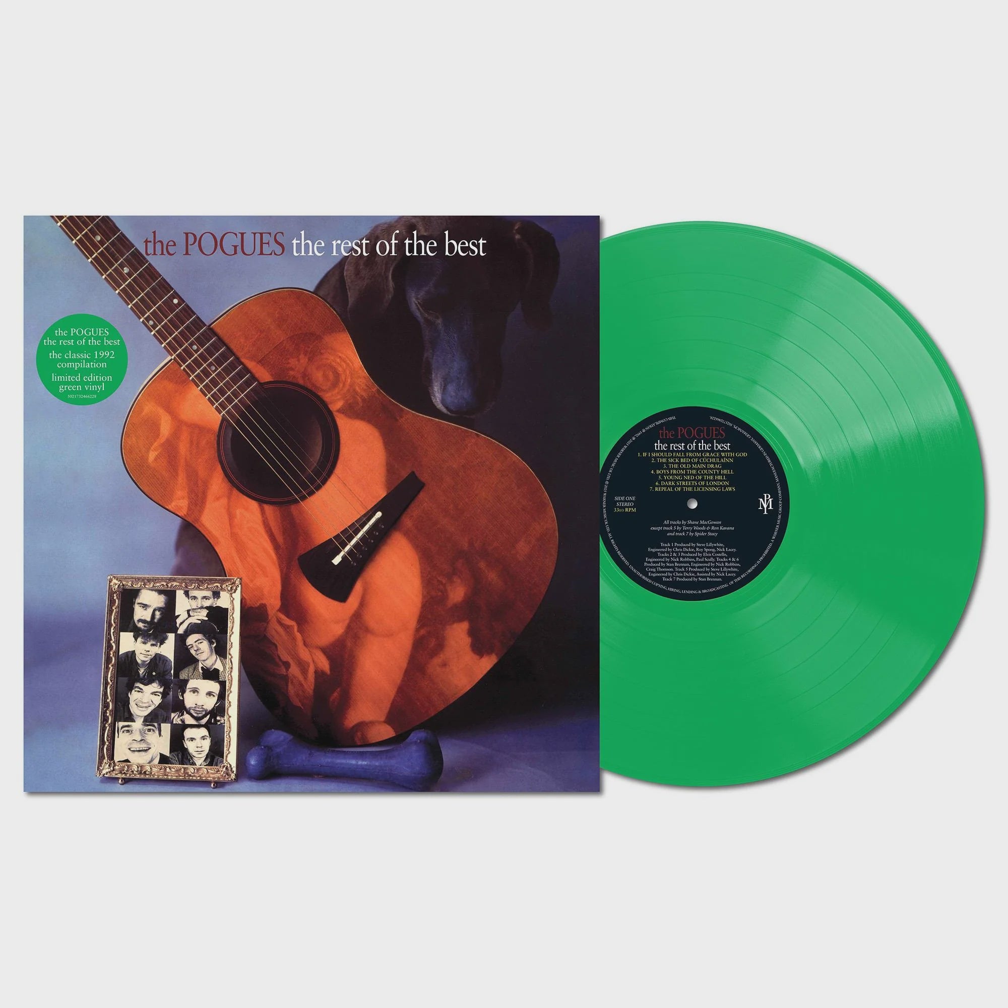 Pogues - The Rest Of The Best Green Coloured Vinyl LP