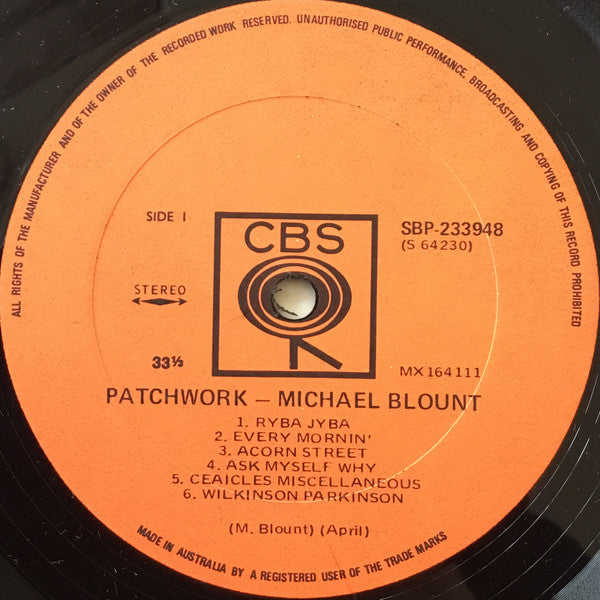 Michael Blount - Patchwork Vinyl LP (Used)