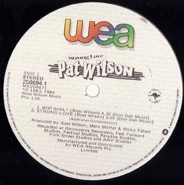 Pat Wilson - Strong Love Vinyl LP (Used)