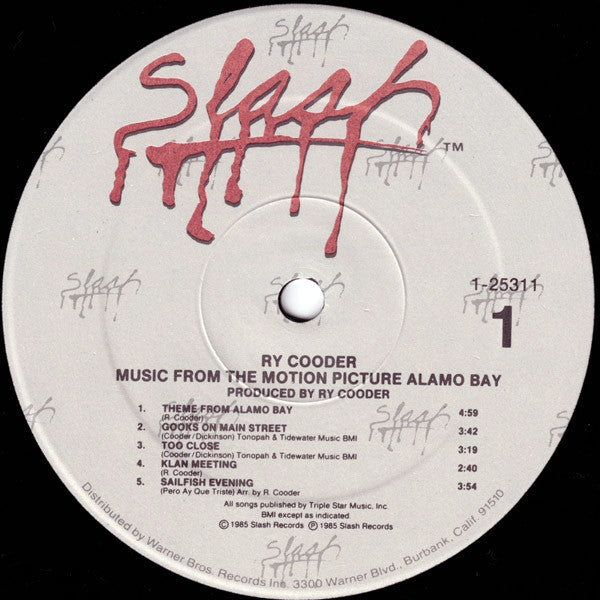 Soundtrack - Alamo Bay Vinyl LP (Used)