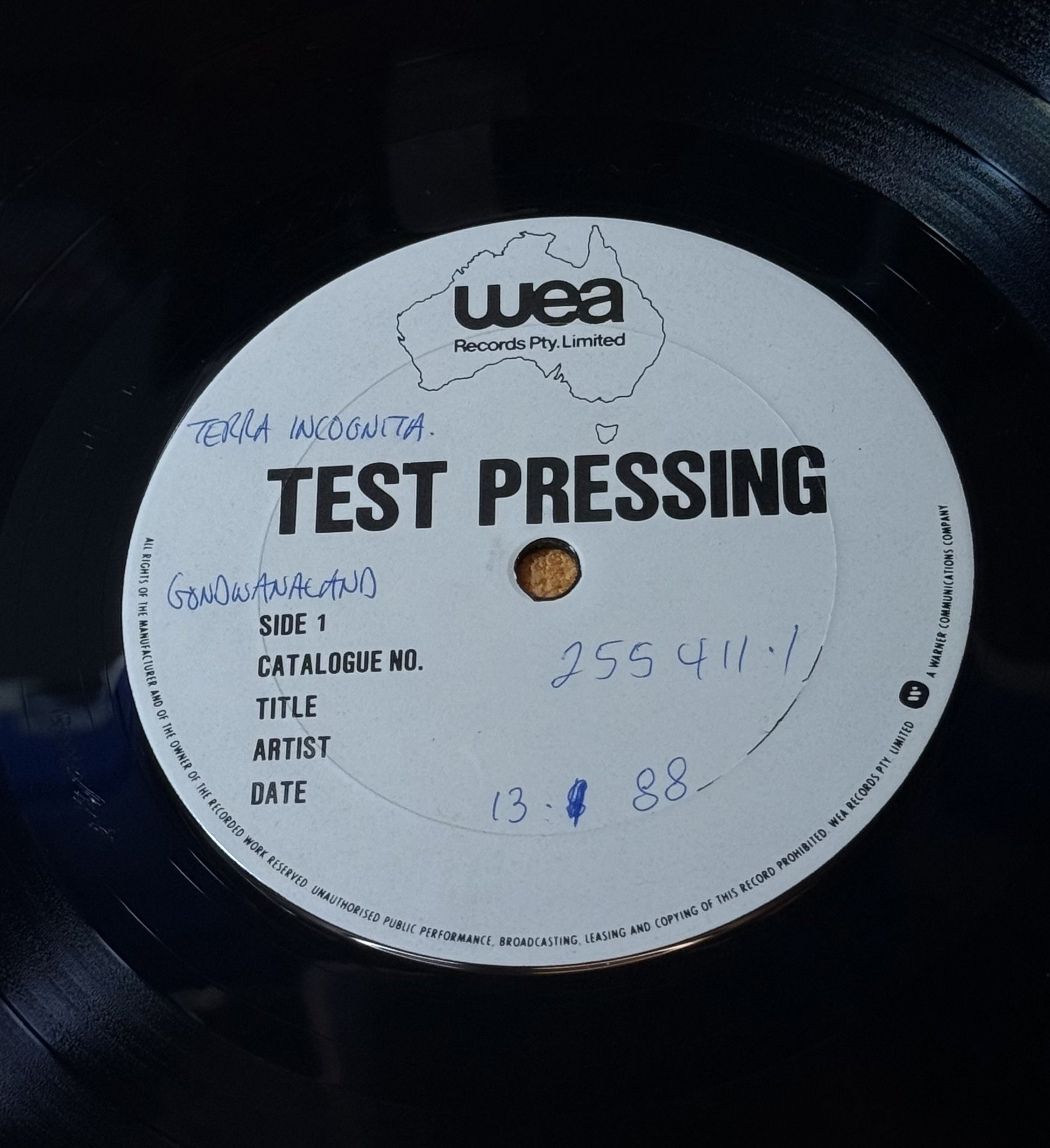 Gondwanaland - Terra Incognita Test Pressing Vinyl LP (Used)