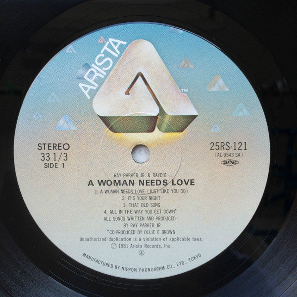 Ray Parker Jr. & Raydio - A Woman Needs Love Vinyl LP (Used)