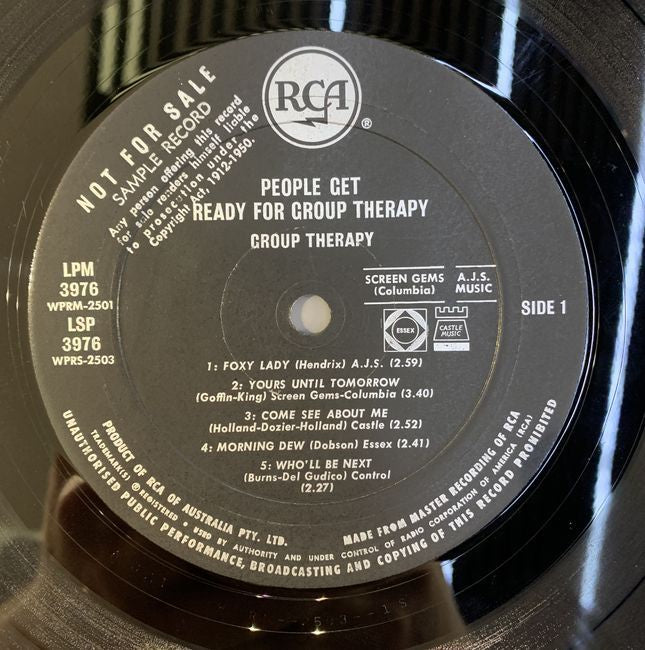 Group Therapy - People Get Ready For Group Therapy Vinyl LP (Used)