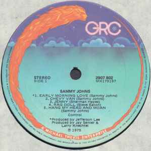 Sammy Johns - Sammy Johns Vinyl LP (Used)