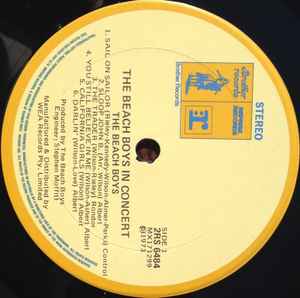 Beach Boys - In Concert Vinyl 2LP (Used)