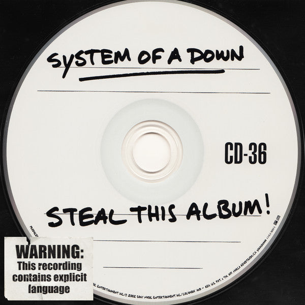 System Of A Down - Steal This Album CD