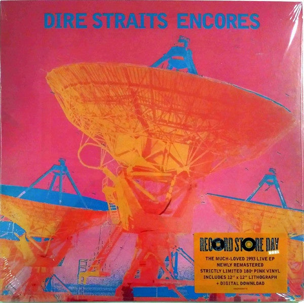 Dire Straits - Encores RSD2021 Indie Exclusive Pink Translucent Coloured 12" Vinyl Single (Used)