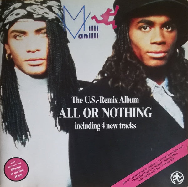 Milli Vanilli - All Or Nothing (The U.S. Remix Album) CD