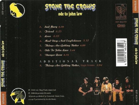 Stone The Crows – Ode To John Law CD