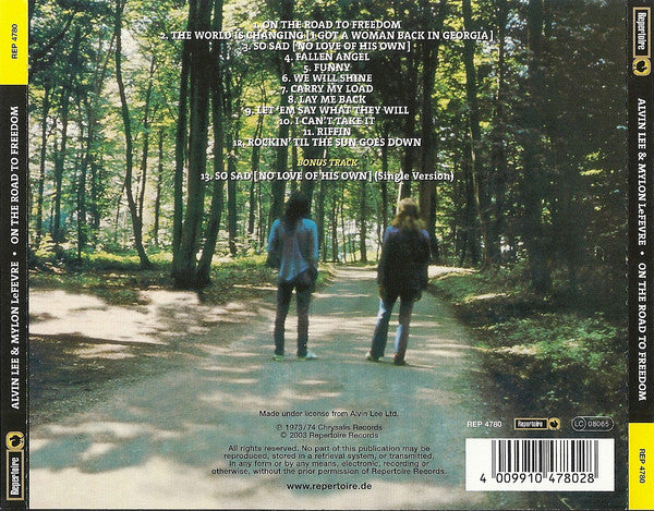 Alvin Lee & Mylon Le Fevre – On The Road To Freedom CD (2003 Repertoire Remaster)