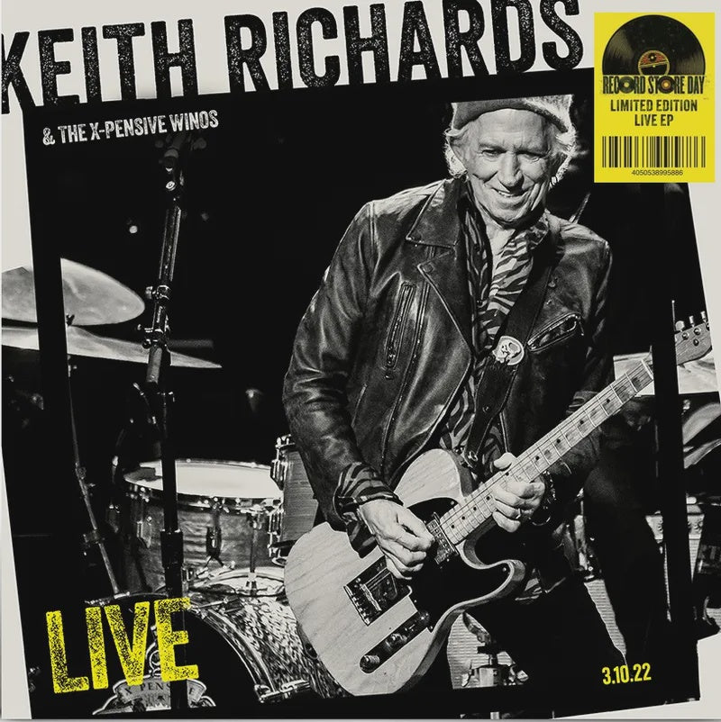 Keith Richards & The X-Pensive Winos - Live 3.10.22 RSD2025 Vinyl EP