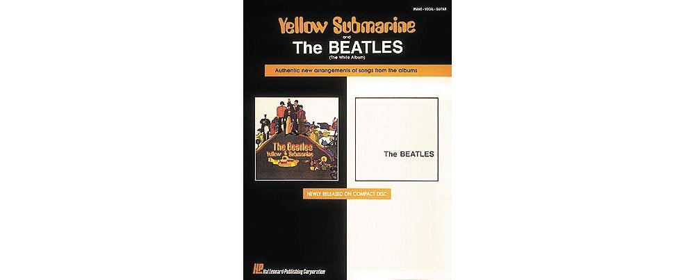 Beatles – Yellow Submarine / The White Album Piano, Vocal And Guitar Chords Book (1987)