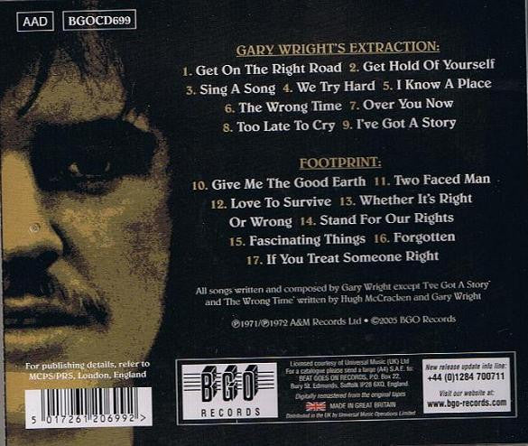 Gary Wright – Gary Wright’s Extraction / Footprint 2CD