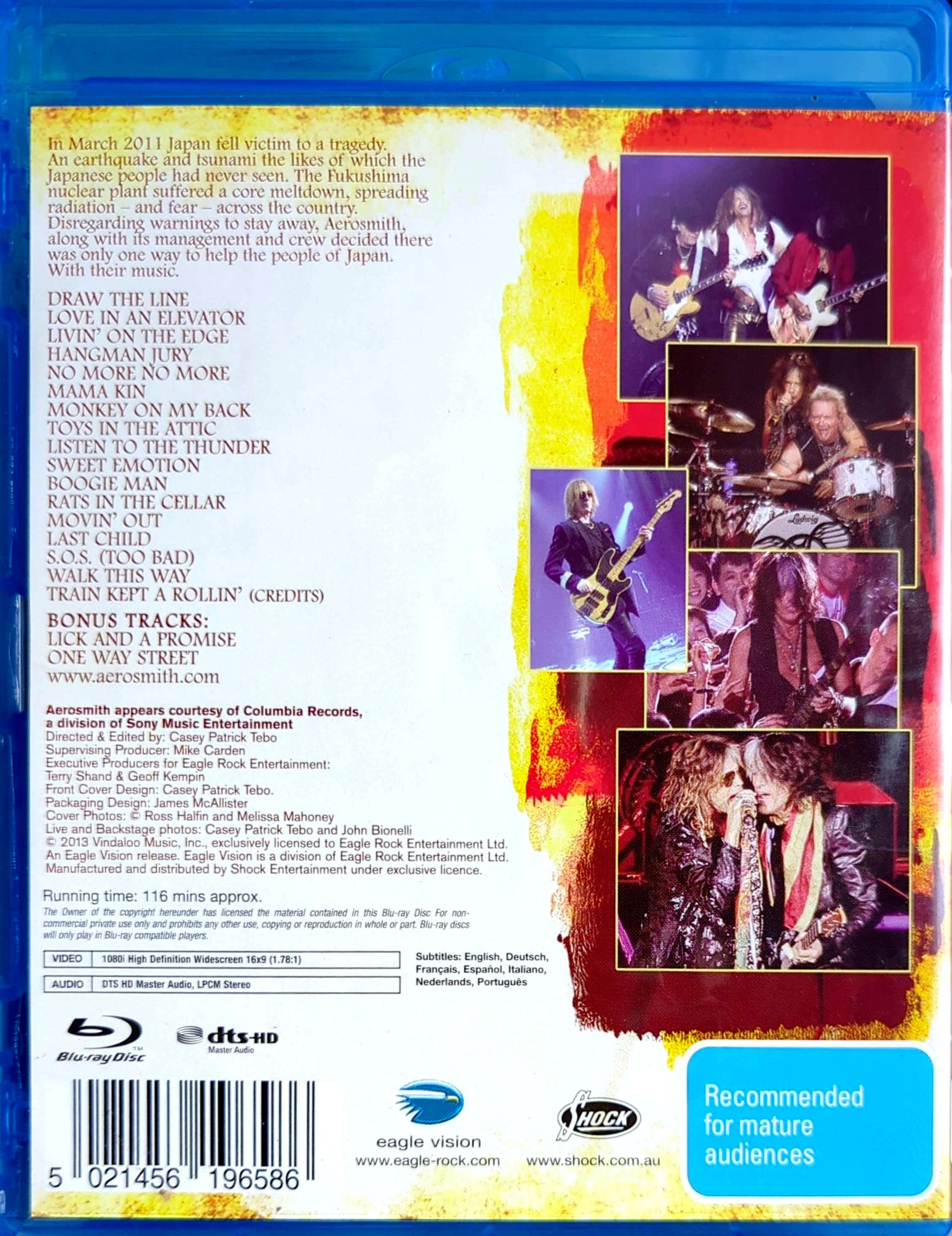 Aerosmith – Rock For The Rising Sun: A Concert Film Event Blu-Ray DVD