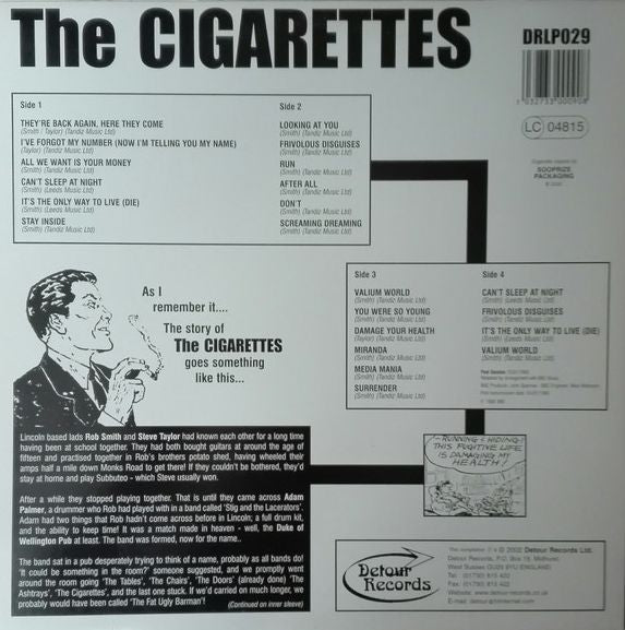 Cigarettes - Will Damage Your Health! Vinyl 2LP (Used)