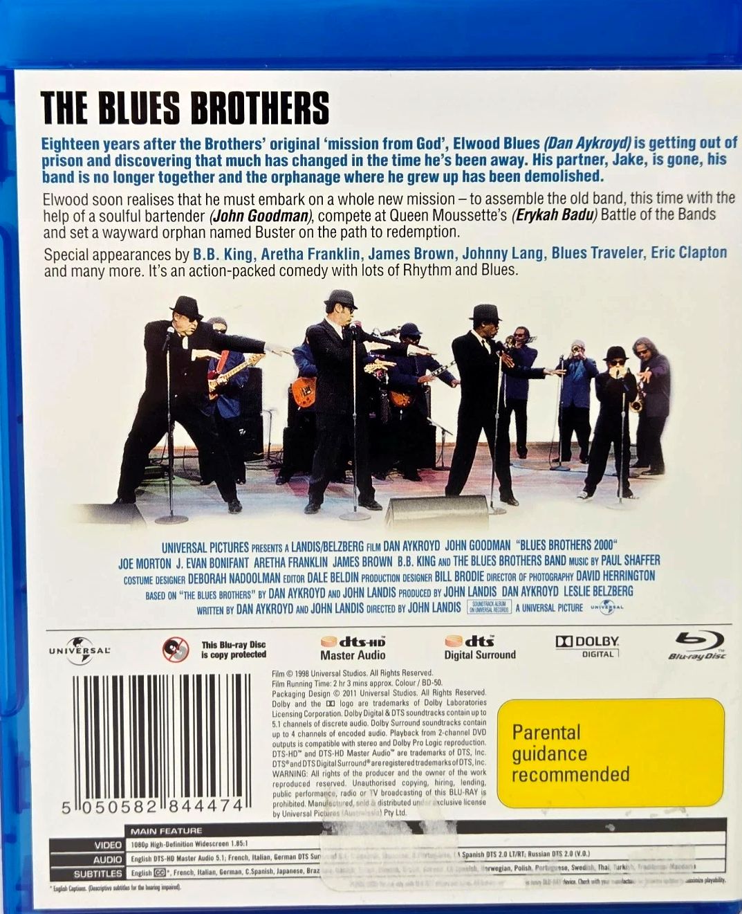 Blues Brothers 2000 (1998) Blu-Ray DVD