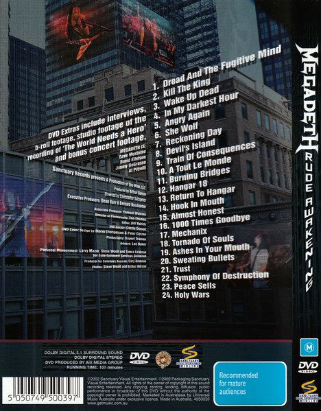 Megadeth – Rude Awakening DVD