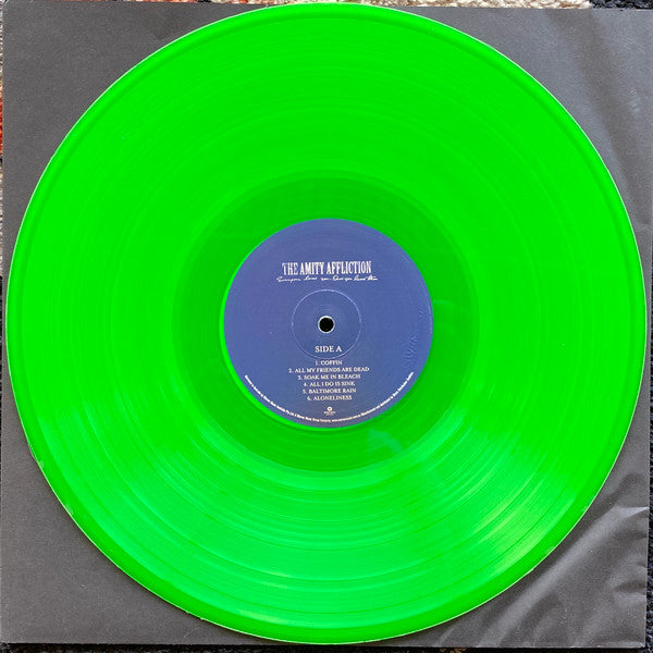 Amity Affliction - Everyone Loves You... Once You Leave Them Green Translucent Coloured Vinyl LP (Used)