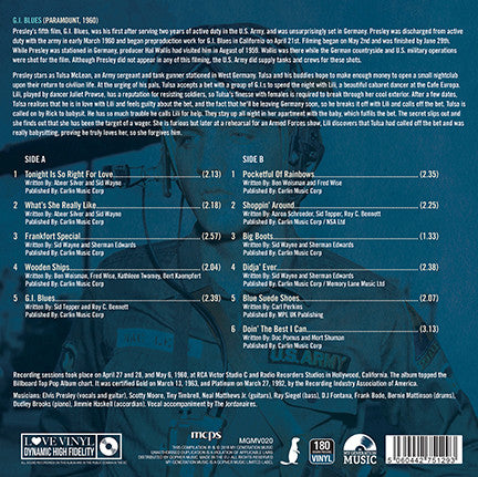 Soundtrack - G.I. Blues Soundtrack LP (Used)