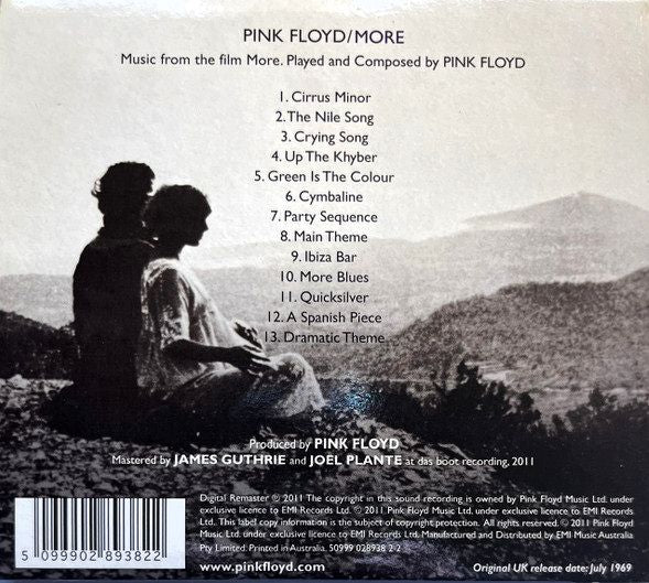 Pink Floyd - Music From The Film More CD (Digital Remaster 2011 Gatefold Ed)