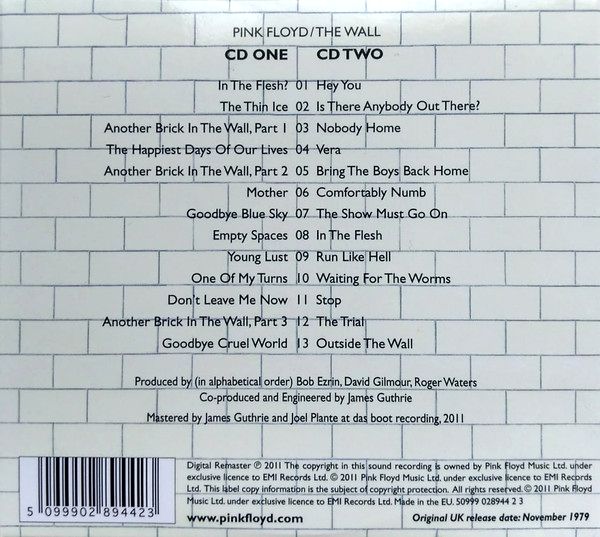 Pink Floyd - The Wall Discovery Edition 2CD (New)