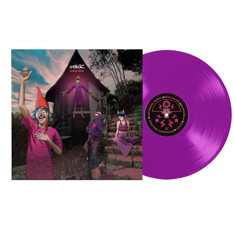 Gorillaz - Cracker Island Indie Exclusive Neon Purple Coloured Vinyl LP
