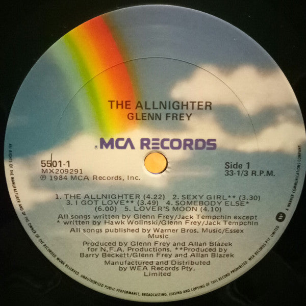 Glenn Frey - The Allnighter Vinyl LP (Used)