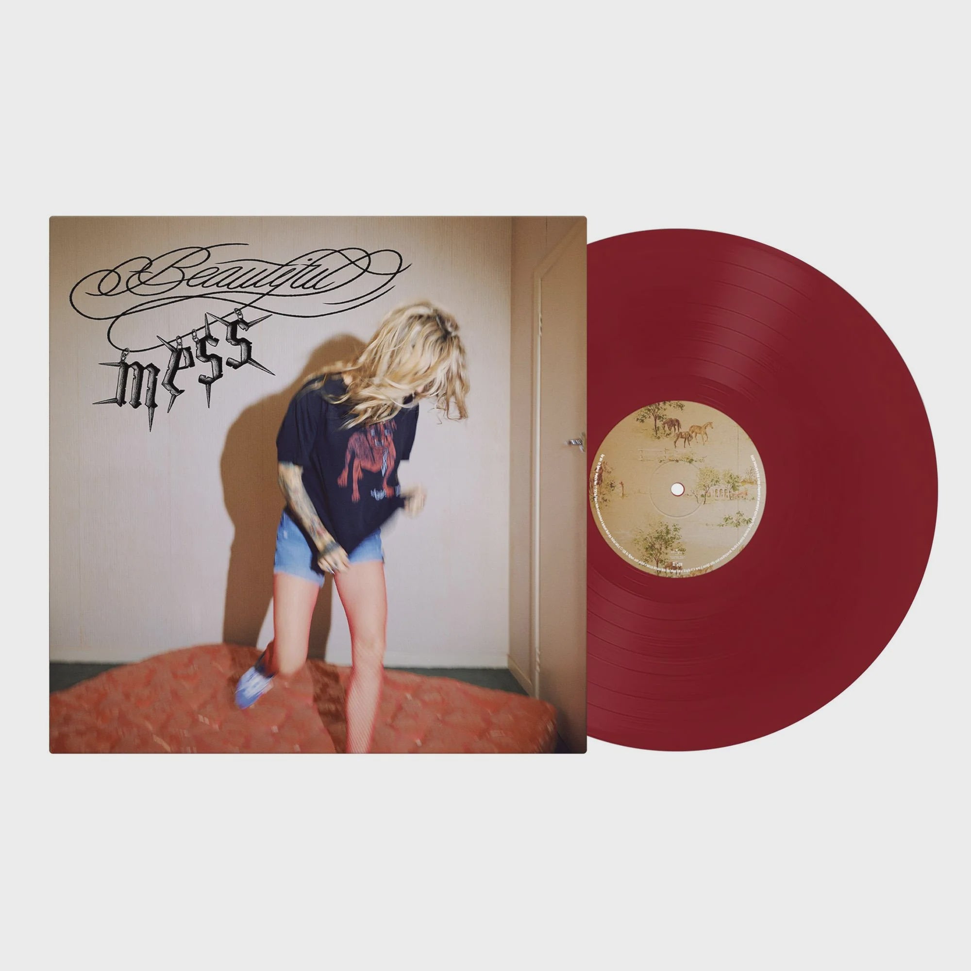 Gin Wigmore - Beautiful Mess Bleeding Heart Coloured Vinyl LP