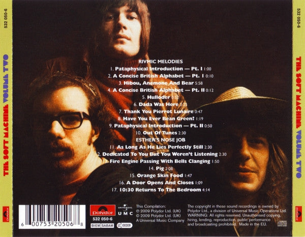 Soft Machine - Volume Two CD