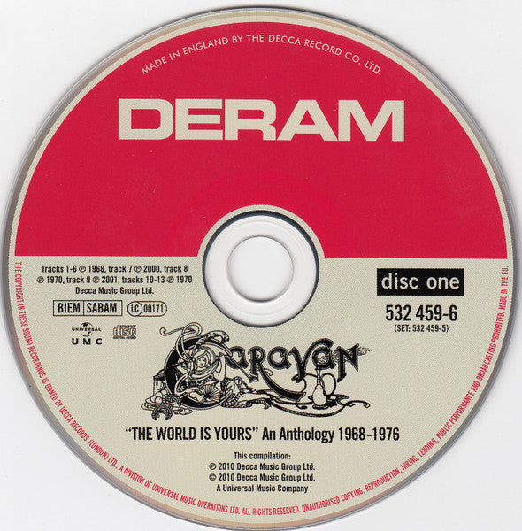 Caravan - The World Is Yours (An Anthology 1968-1976) Box Set 4CD