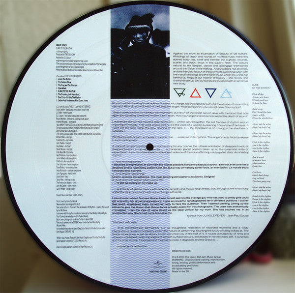 Grace Jones - Slave To The Rhythm Picture Disc Reissue Vinyl LP (Used)