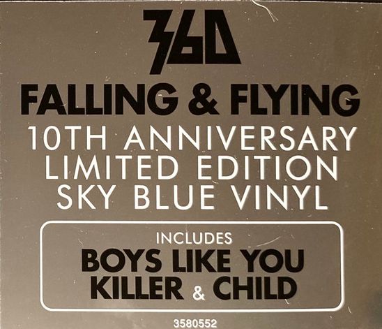 360 - Falling & Flying Blue Coloured Vinyl 2LP (Used)