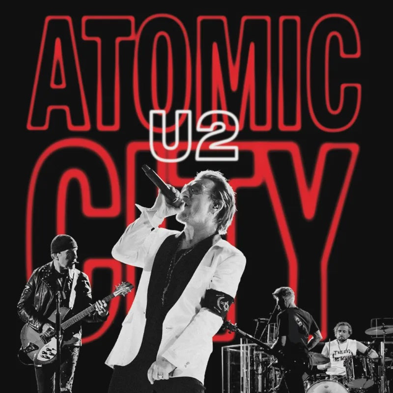 U2 - Atomic City Live At Sphere, Las Vegas RSD2024 Transparent Red Coloured 10" Vinyl LP