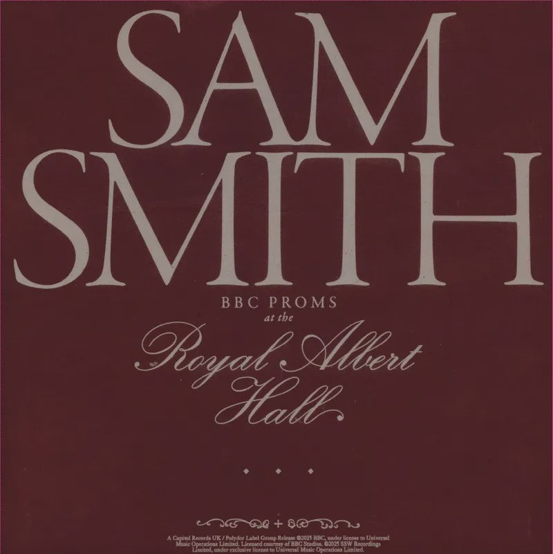 Sam Smith - BBC Proms At The Royal Albert Hall RSD2025 Vinyl 2LP