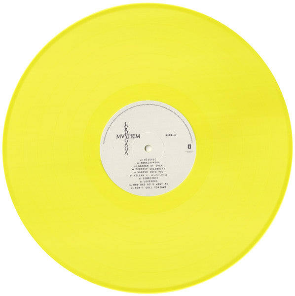 Lady Gaga - Mayhem Limited Edition Yellow Coloured Vinyl 2LP (Used)