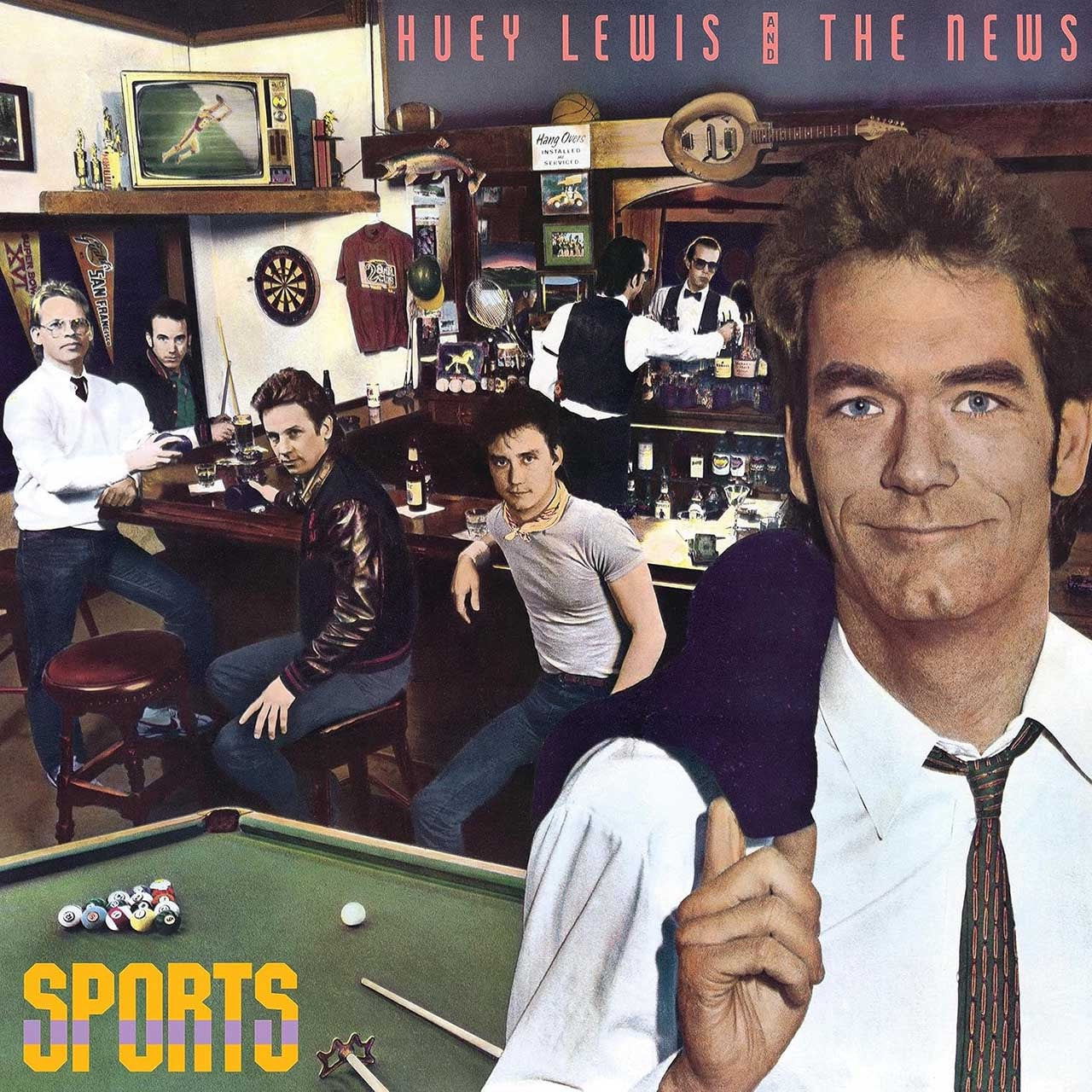 Huey Lewis & News - Sports Olive Green Coloured Vinyl LP