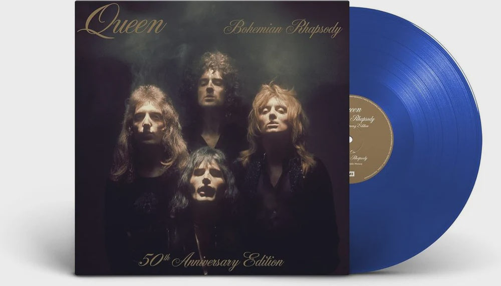 Queen - Bohemian Rhapsody 50th Anniversary Blue Coloured Vinyl Single