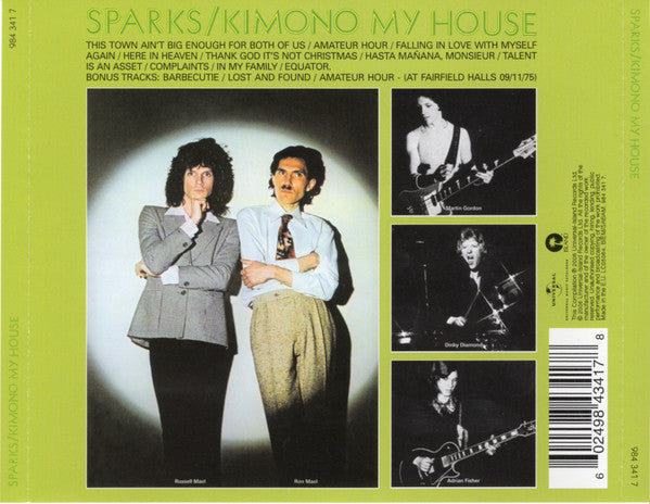 Sparks - Kimono My House CD