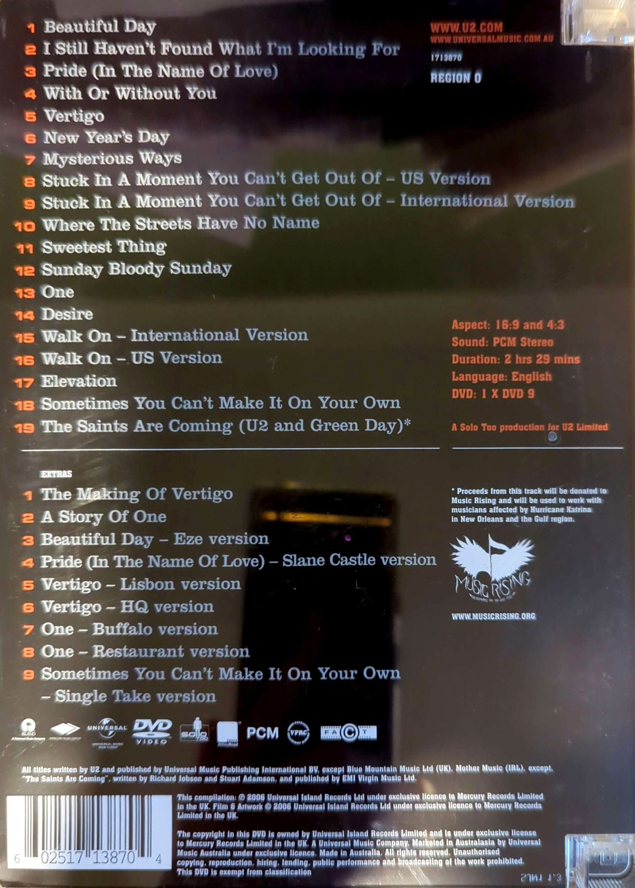 U2 – U218 Videos: The Ultimate U2 Collection DVD